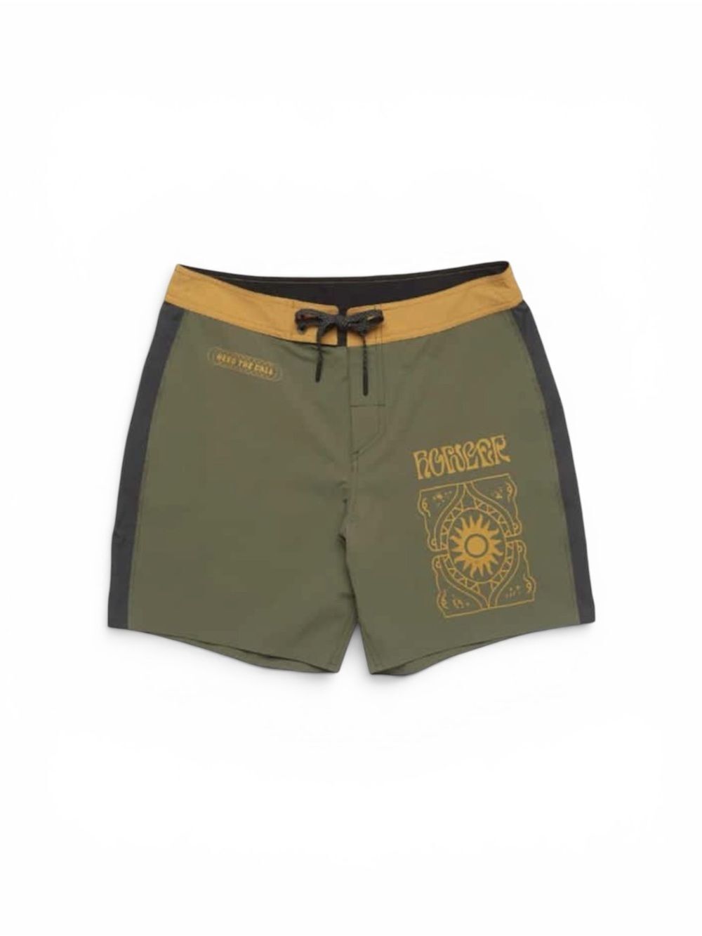 Howler Brothers Men's Del Este Boardshorts Sun Drinker Algae 38